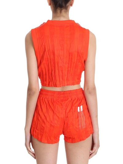 Shop Adidas Originals By Alexander Wang Crop Tank In Red