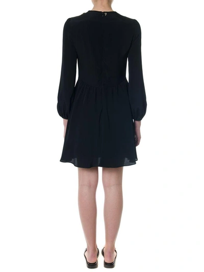 Shop Dondup Black Patched Dress