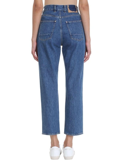 Shop Golden Goose Komo Mid-rise Jeans In Blue