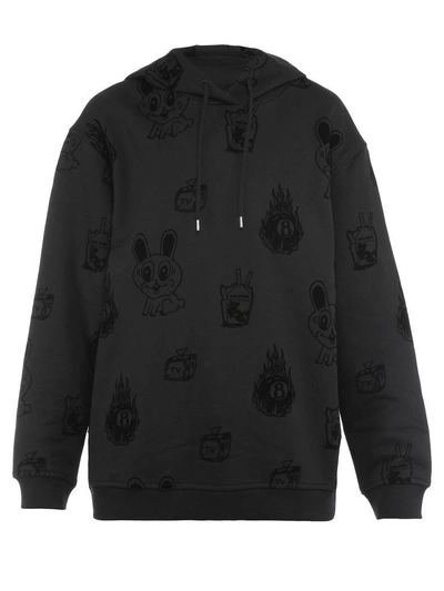 Shop Mcq By Alexander Mcqueen Cotton Sweatshirt In Darkest Black