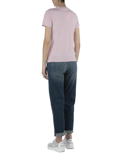 Shop Kenzo Cotton T-shirt In Pastel Pink