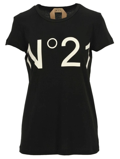 Shop N°21 N21 Tshirt N21 In Black