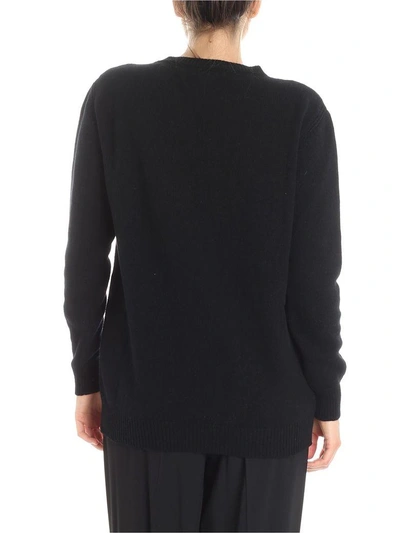 Shop Alberta Ferretti - It's A Wonderful Day Sweater In Black