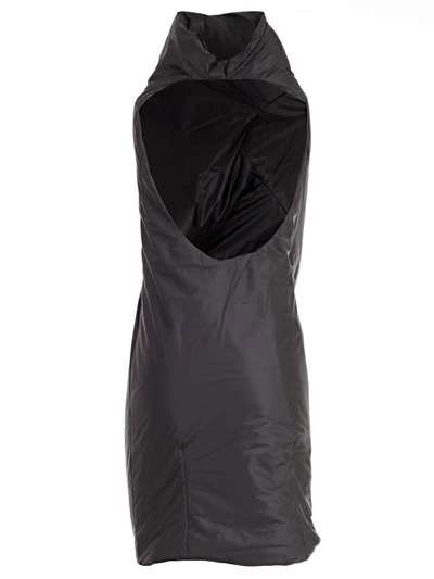 Shop Rick Owens Sleeping Bag Dress In Black