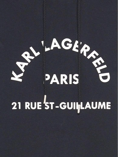 Shop Karl Lagerfeld Hoodie In Black