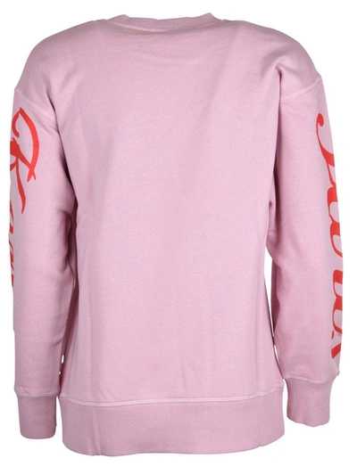Shop Kenzo Jumping Tiger Sweatshirt In Rose Pastel