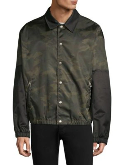 Shop Helmut Lang Camo Coach Jacket