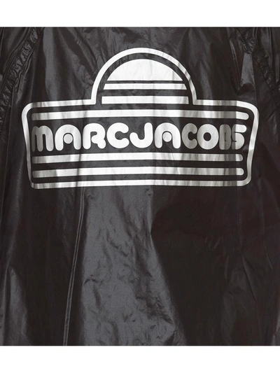 Shop Marc Jacobs Hooded Windbreaker In Black