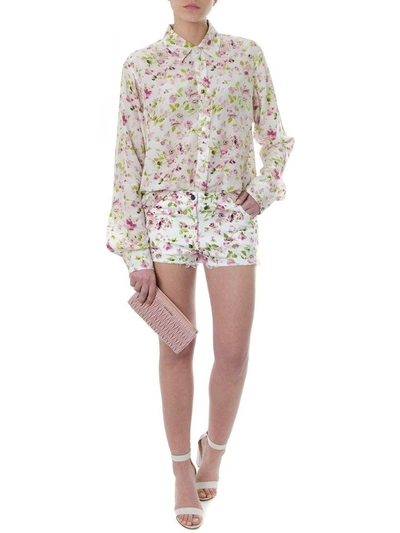 Shop Faith Connexion Floral Print Multicolor Silk Shirt