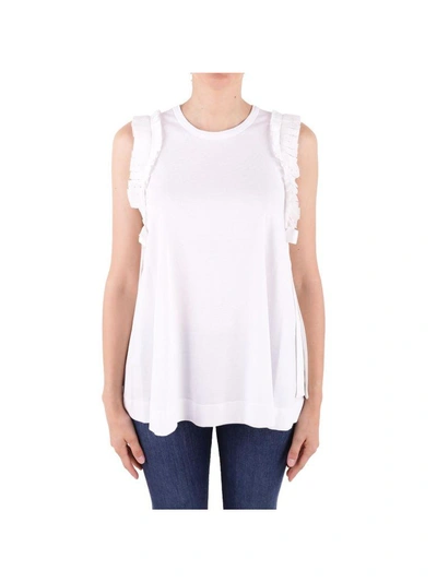 Shop N°21 Cotton Top With Bows In White