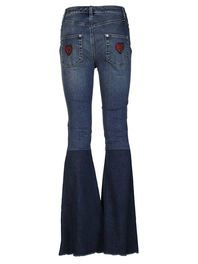 Shop Dolce & Gabbana Forever F Patch Jeans In Blu
