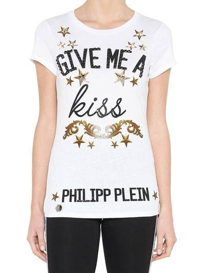 Shop Philipp Plein T-shirt In White