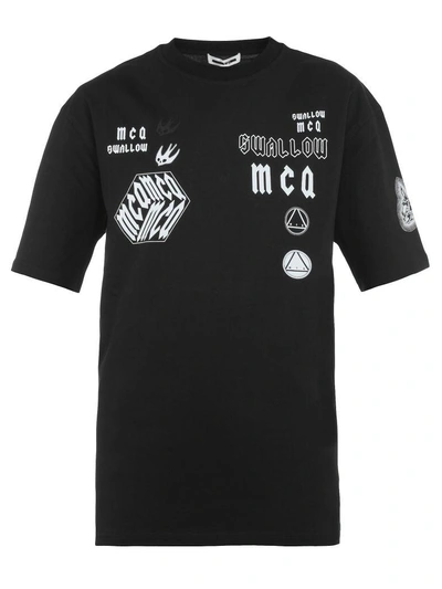 Shop Mcq By Alexander Mcqueen Cotton T-shirt In Darkest Black
