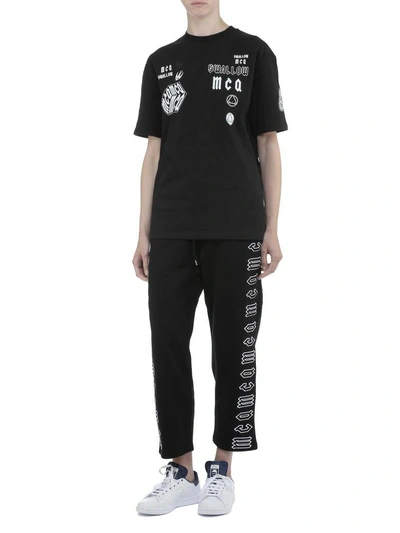 Shop Mcq By Alexander Mcqueen Cotton T-shirt In Darkest Black