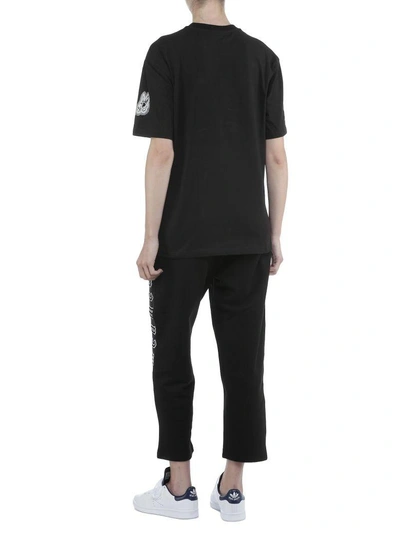 Shop Mcq By Alexander Mcqueen Cotton T-shirt In Darkest Black