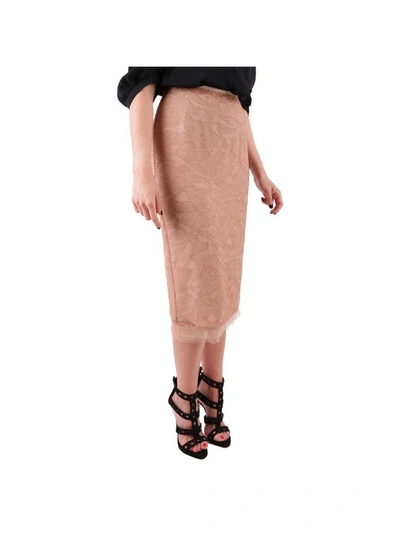 Shop N°21 Embroidered Tulle Skirt In Nude