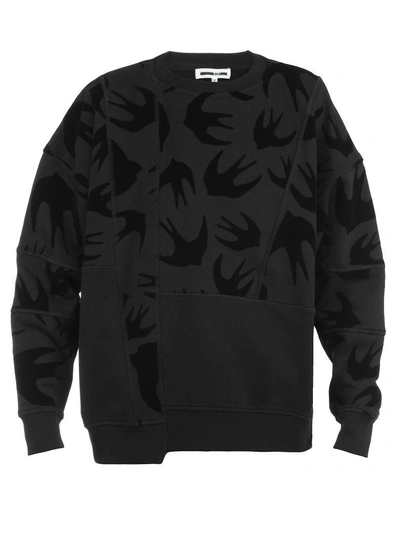 Shop Mcq By Alexander Mcqueen Cotton Sweatshirt In Darkest Black