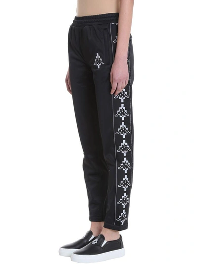 Shop Marcelo Burlon County Of Milan X Kappa Pants In Black