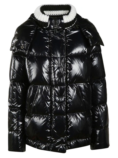 Shop Ermanno Scervino Hooded Padded Jacket In Black