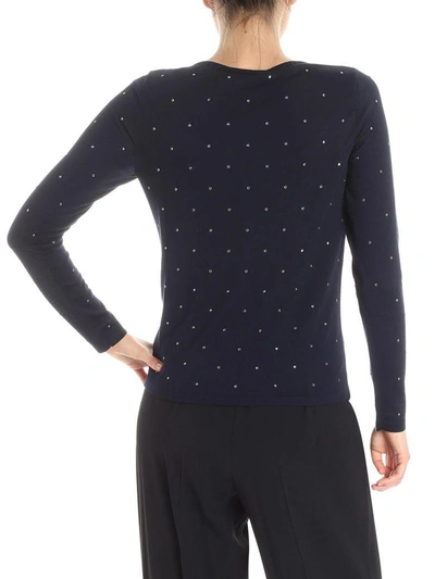 Shop Max Mara Sierra Sweater In Blue