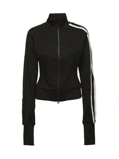 Shop Y-3 Zip Front Sports Jacket In Black