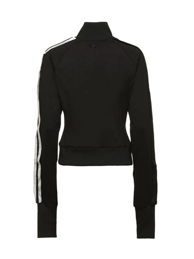 Shop Y-3 Zip Front Sports Jacket In Black