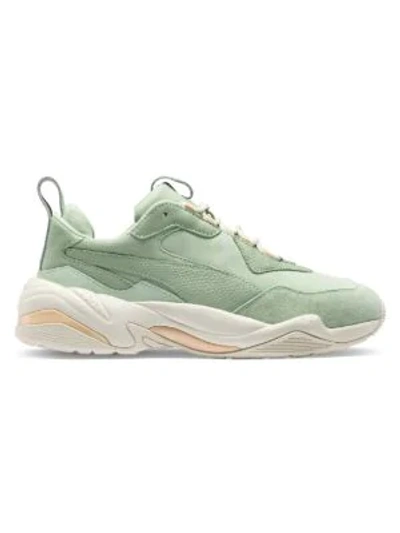 Shop Puma Thunder Desert Sneakers In Green