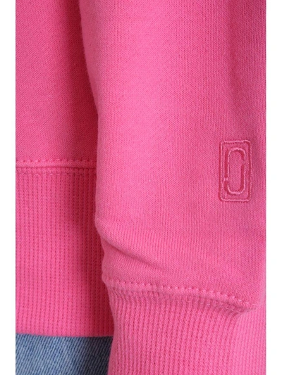 Shop Marc Jacobs Embroidered Logo Sweatshirt In Rose-pink