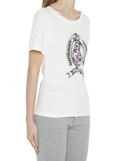 Shop Tommy Hilfiger 'crest Grafic' T-shirt In White