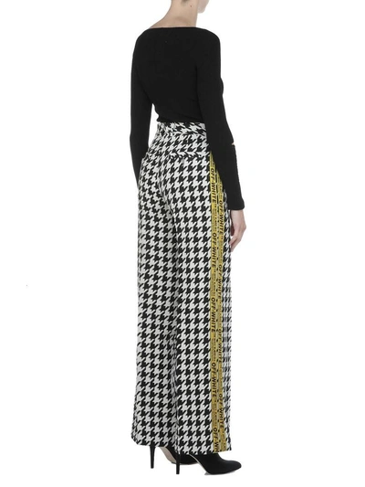 Shop Off-white Wool Trousers In All Over Yelllow