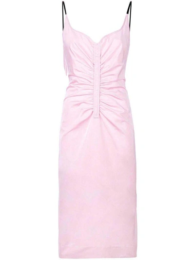 Shop N°21 N.21 Ruched-bodice Dress In Pink