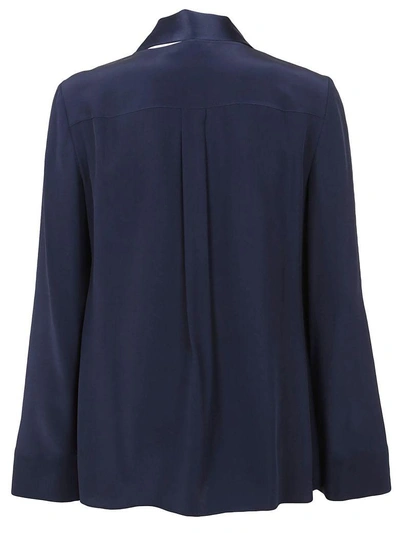 Shop Tory Burch Sophia Blouse In Tory Navy