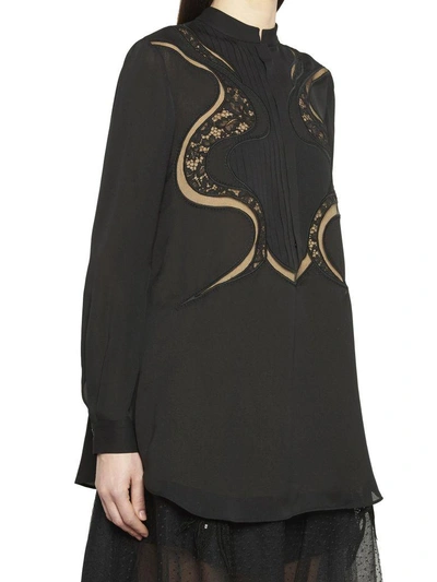 Shop Elie Saab Blouse In Black