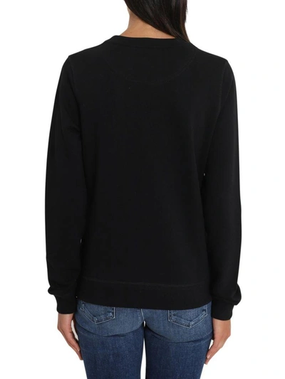 Shop Kenzo Jersey Sweatshirt With Tiger Classic Embroidery In Nero