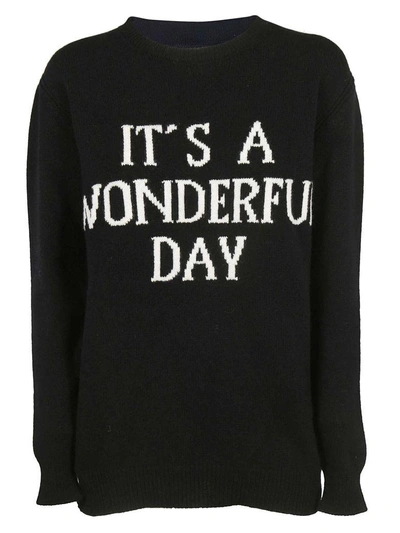 Shop Alberta Ferretti It S A Wonderful Day Sweater