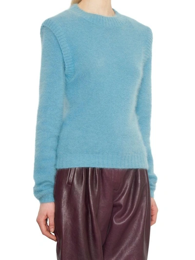 Shop Alberta Ferretti Sweater In Light Blue