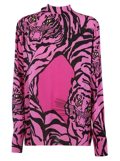 Shop Valentino Tiger Print Blouse