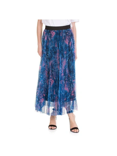 Shop Msgm Skirt In Blue