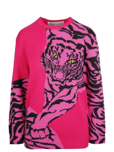 Tiger Intarsia Pullover – La Garçonne