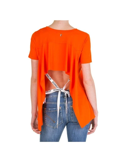 Shop Dondup T-shirt In Orange