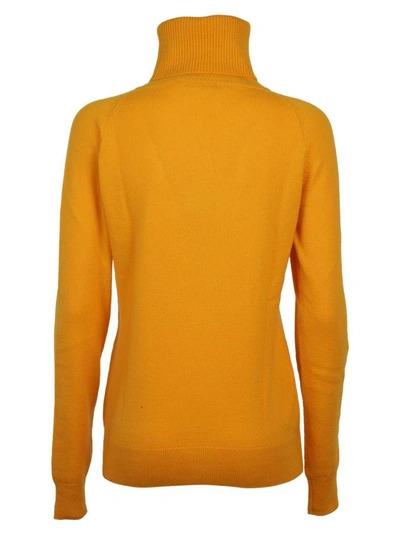 Shop Givenchy Turtleneck Sweater In Yellow