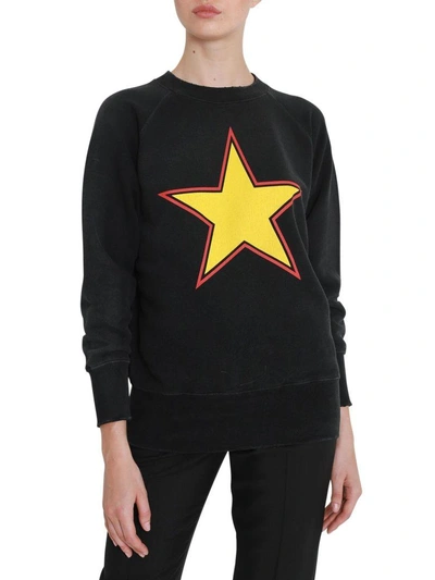 Shop Givenchy Star Sweatshirt In Nero