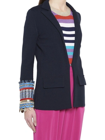 Shop Giada Benincasa Afef Jacket In Blue