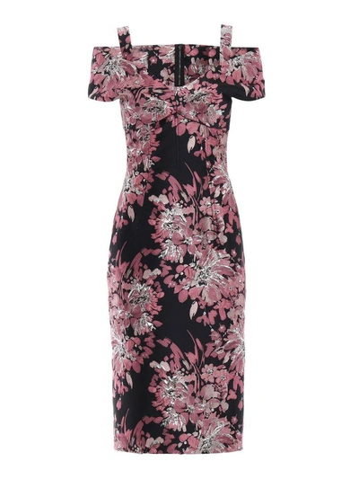 Shop Dolce & Gabbana Floral Dress In Multicolor