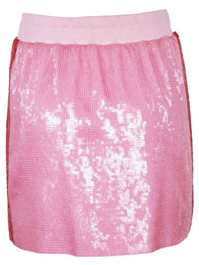 Shop Alberta Ferretti Sequin Mini Skirt In 1222