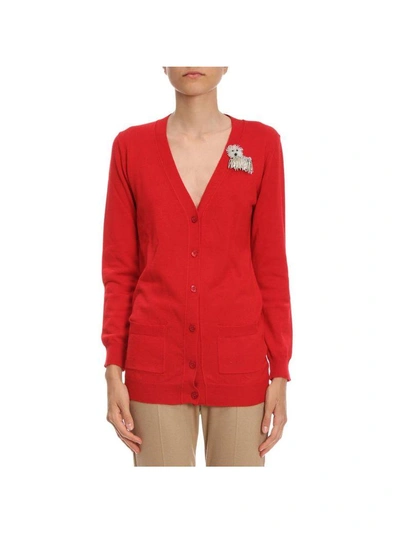 Shop Boutique Moschino In Red