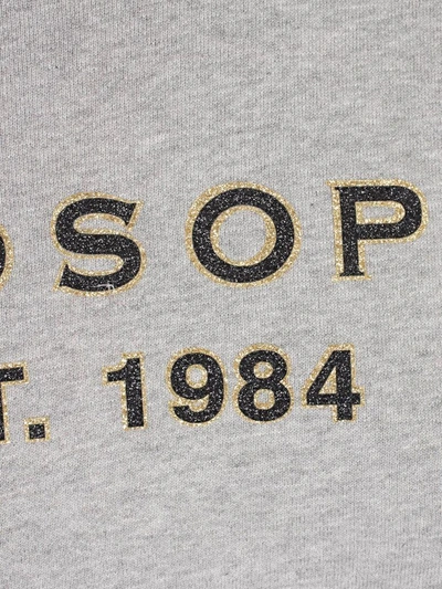 Shop Philosophy Di Lorenzo Serafini Philosophy Logo Sweatshirt In Grey