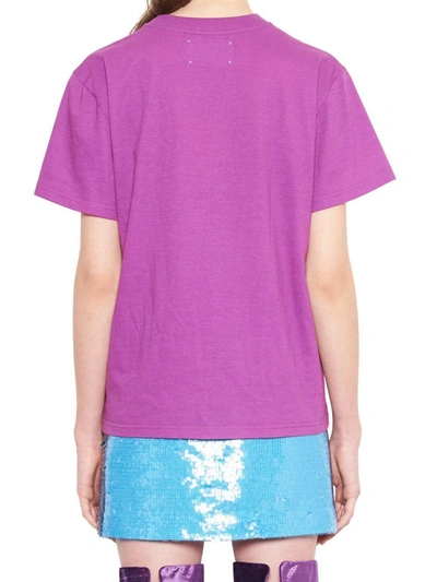 Shop Alberta Ferretti 'it's A Wonderful Day' T-shirt In Purple