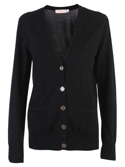 Shop Tory Burch Black V-neck Cardigan