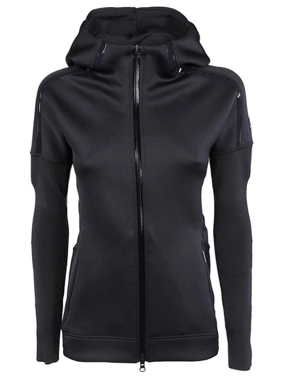 Shop Adidas By Stella Mccartney Knitted Hoodie In Black